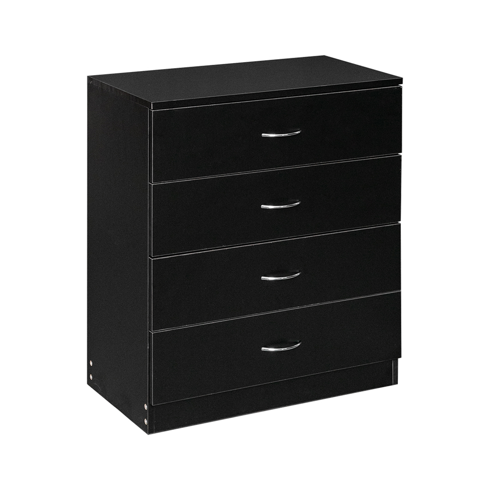 FCH Modern Simple 4-Drawer Dresser Black