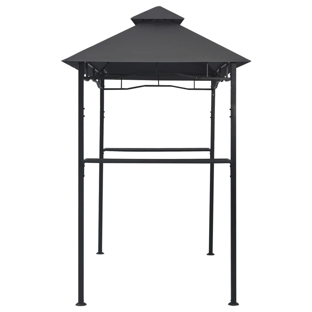 BBQ Gazebo 240x150x255 cm Anthracite Steel