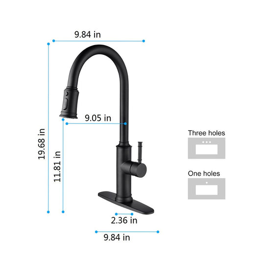 Kitchen Faucet with Pull Out Spraye