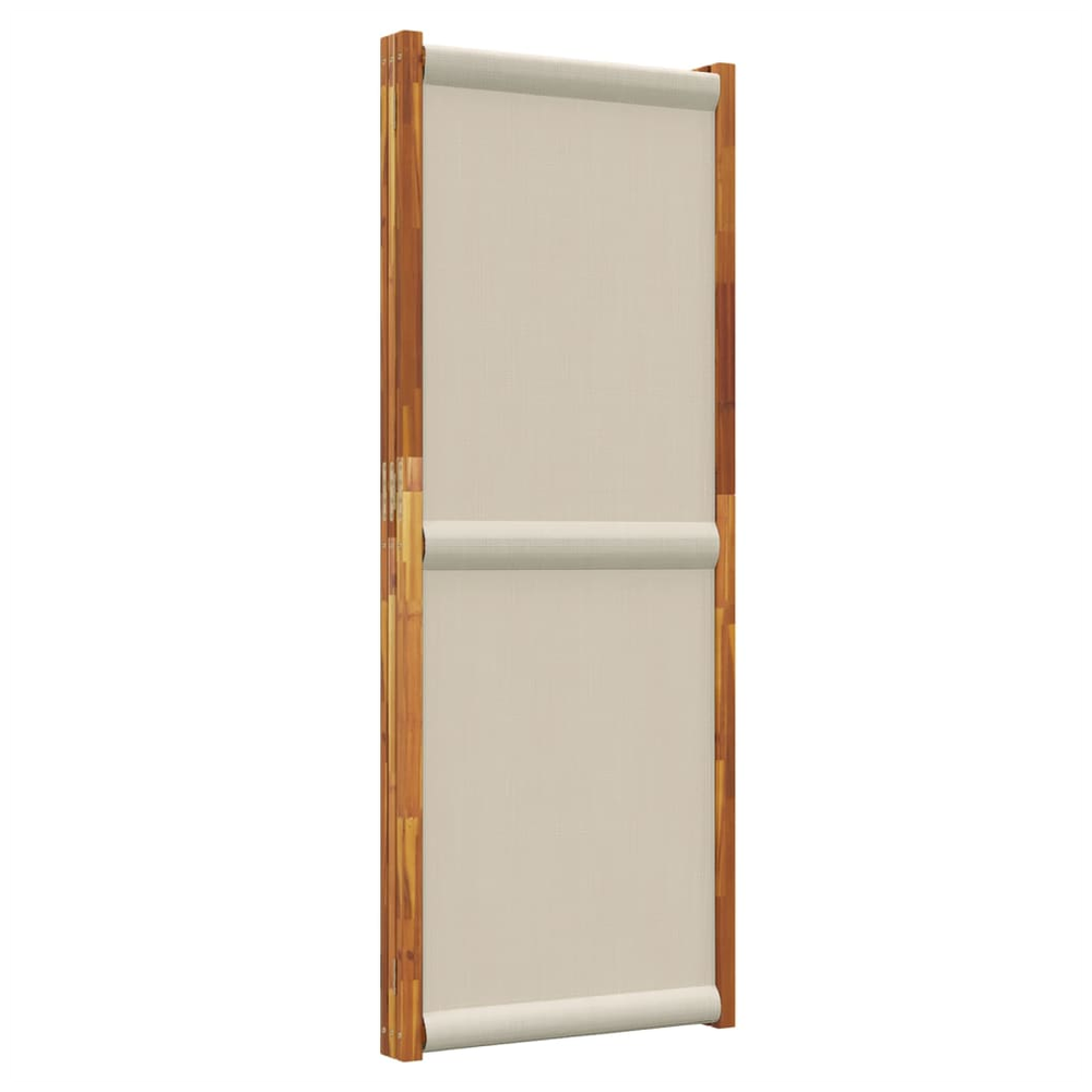 vidaXL 3-Panel Room Divider Light Grey 210x180 cm