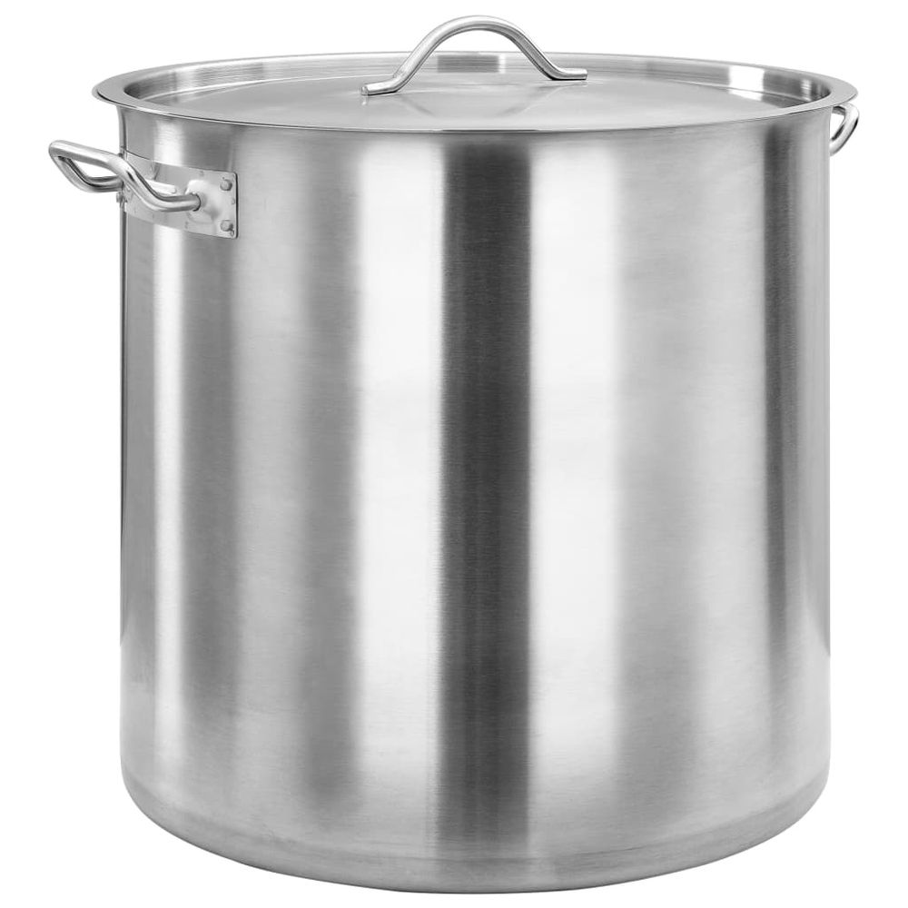 vidaXL Stock Pot 26 L 32x32 cm Stainless Steel